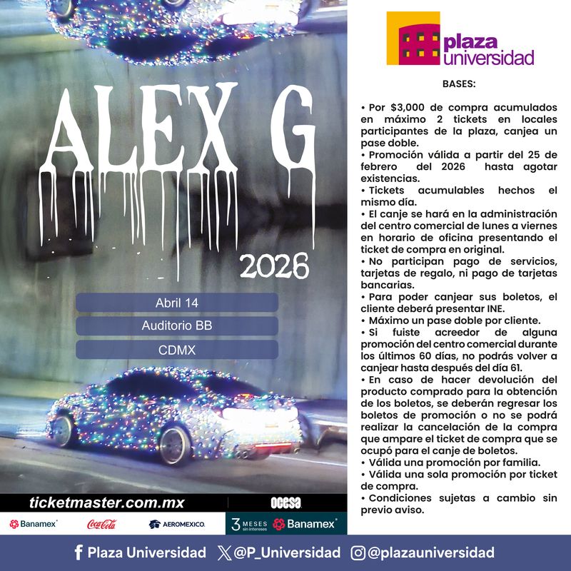 Boletos para Alex G